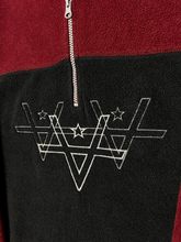 Load image into Gallery viewer, CROWDED Q ZIP FLEECE - MAROON/ALMOST BLACK
