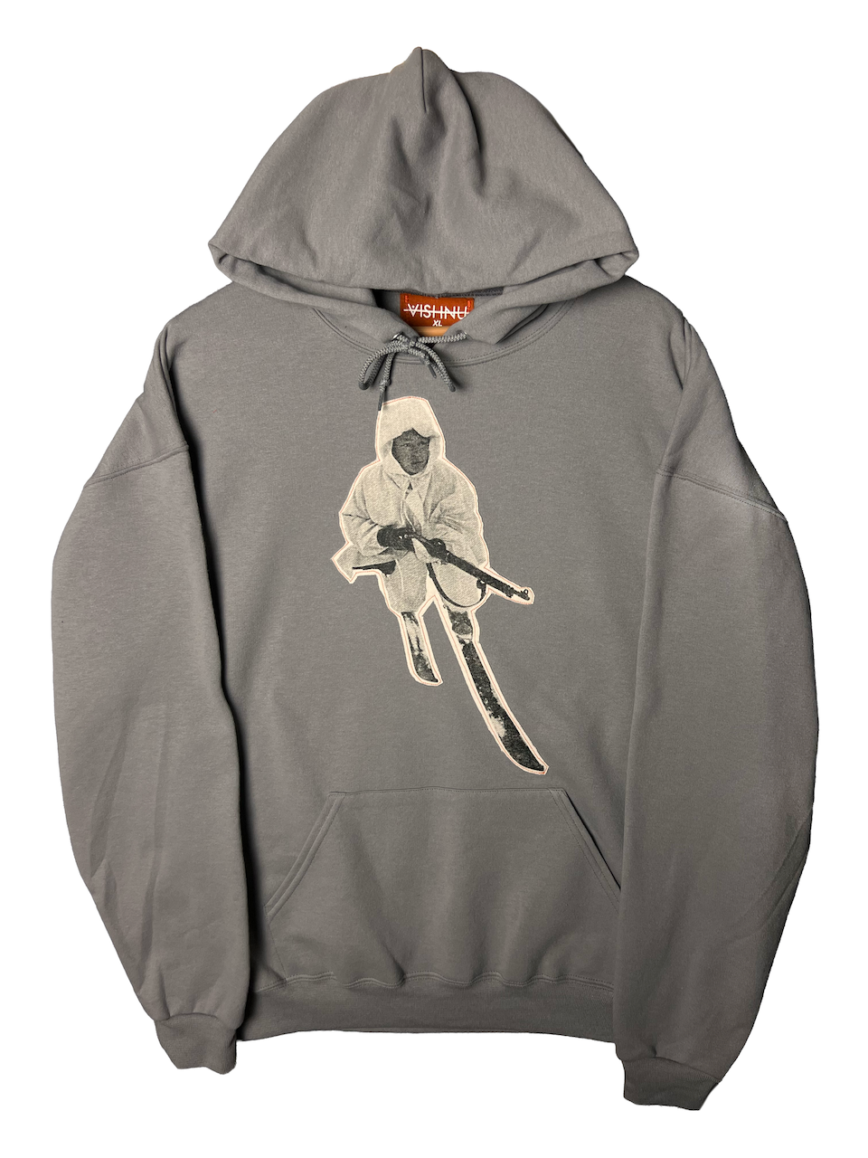 SOLDIER PATCH HOODIE - SLATE