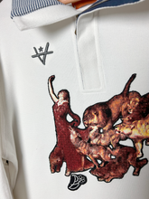 Load image into Gallery viewer, LEADER CHOP/SWAP Q-ZIP 1 - WHITE/BLACK
