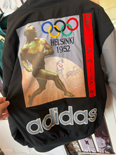 Load image into Gallery viewer, OLYMPIC CHOP HOODIE - GREY/BLACK
