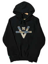 Load image into Gallery viewer, NEW V WESTERN HOODIE - BLACK
