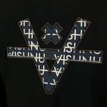 Load image into Gallery viewer, NEW V MONOGRAM HOODIE 2 - BLACK
