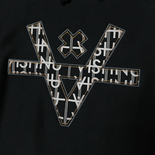 Load image into Gallery viewer, NEW V MONOGRAM HOODIE 1 - BLACK
