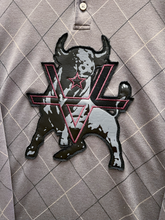 Load image into Gallery viewer, BULLISH PATCH L/S POLO - GUNMETAL CHECK
