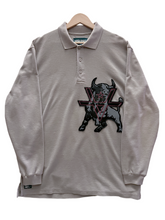 Load image into Gallery viewer, BULLISH PATCH L/S POLO - LIGHT GREY
