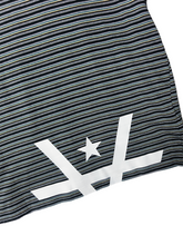 Load image into Gallery viewer, CUT OFF V TEE - BLUE STRIPES
