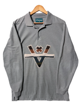 Load image into Gallery viewer, SWEATER V L/S POLO 1 - SLATE
