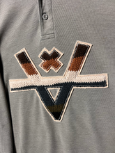 Load image into Gallery viewer, SWEATER V L/S POLO 1 - SLATE
