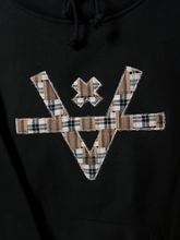 Load image into Gallery viewer, WOVEN V HOODIE 1 - BLACK
