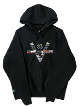 Load image into Gallery viewer, TAG V HOODIE - BLACK
