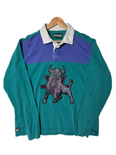 Load image into Gallery viewer, BULLISH PATCH RUGBY - TEAL/LAVENDER
