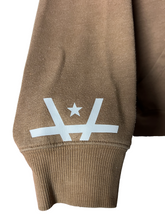 Load image into Gallery viewer, HIDDEN CUFF ZIP HOODIE - PECAN
