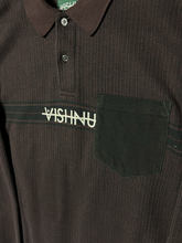 Load image into Gallery viewer, TUCKED AWAY LS POLO - DARKEST RED/BLACK
