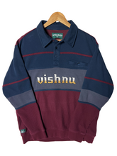 Load image into Gallery viewer, LOOMIS SWEATER POLO - NAVY/BURGUNDY
