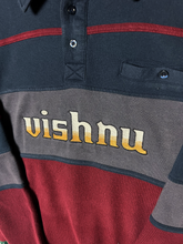 Load image into Gallery viewer, LOOMIS SWEATER POLO - NAVY/BURGUNDY
