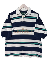Load image into Gallery viewer, LOOMIS SHORT SLEEVE RUGBY 3 - WHITE/NAVY
