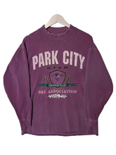 Load image into Gallery viewer, ASSOCIATION PARK CITY TEE - DYED FADED DARK RED
