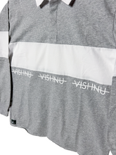 Load image into Gallery viewer, TRIPLE CROWN CROPPED RUGBY - WHITE/GREY
