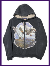 Load image into Gallery viewer, LAKE SCENE INSULATED ZIP UP - CHARCOAL GREY
