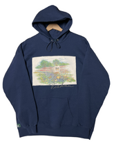 Load image into Gallery viewer, SUMMER PRAIRIE HOODIE - NAVY
