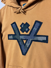 Load image into Gallery viewer, CUTAWAY V DOT CAMO PATCH HOODIE - MARIGOLD
