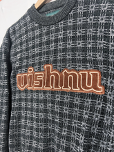 Load image into Gallery viewer, COZY SWEATER 2 - DARK GREY GRID
