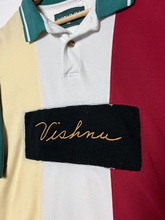 Load image into Gallery viewer, INVERSE PATCH POLO - GREEN/RED/WHITE STRIPE
