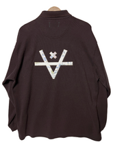 Load image into Gallery viewer, REST AND RELAXATION LS SWEATER POLO - DARK BURGUNDY
