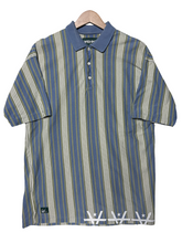 Load image into Gallery viewer, TRIPLE SUNRISE POLO 2 - SKY/OLIVE
