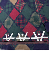 Load image into Gallery viewer, TRIPLE SUNRISE LS POLO 1 - RED/GREEN PLAID
