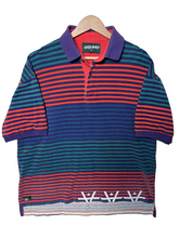 Load image into Gallery viewer, TRIPLE SUNRISE POLO 1 - RED/GREEN/BLUE STRIPED
