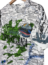Load image into Gallery viewer, PENNSYLVANIA MAP TEE - BLACK/WHITE
