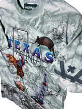 Load image into Gallery viewer, TEXAS MAP TEE 2 - WASHED BLUEGREEN
