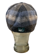 Load image into Gallery viewer, DELILAH WOOL CAP - BLUE/TAN PLAID
