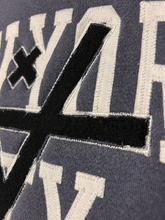 Load image into Gallery viewer, NYC CUT OUT HOODIE (LADIES) - DENIM BLUE

