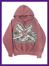 Load image into Gallery viewer, FRESHWATER FISH CUT OUT HOODIE - DUSTY PINK
