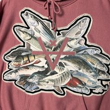Load image into Gallery viewer, FRESHWATER FISH CUT OUT HOODIE - DUSTY PINK
