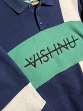 Load image into Gallery viewer, SPORTMODE POLO SWEATER 2 - NAVY/GREEN
