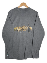 Load image into Gallery viewer, LIONS DEN LS TEE - CHARCOAL
