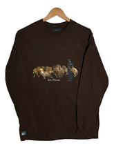 Load image into Gallery viewer, LIONS DEN LS TEE - BROWN
