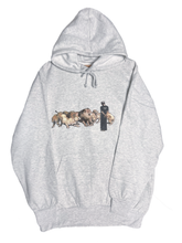 Load image into Gallery viewer, LIONS DEN HOODIE - ASH
