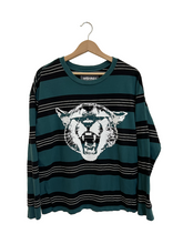 Load image into Gallery viewer, APEX STRIPED L/S TEE - FOREST/BLACK
