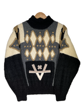 Load image into Gallery viewer, COZY SWEATER 1 - WHITE/BLACK/TAN

