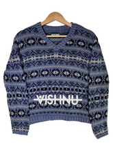 Load image into Gallery viewer, COZY SWEATER 9 (LADIES) - PERIWINKLE
