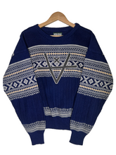 Load image into Gallery viewer, COZY SWEATER 8 - NAVY/WHITE
