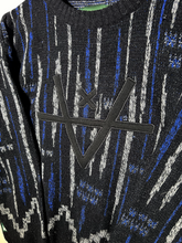 Load image into Gallery viewer, COZY SWEATER 4 - BLUE/BLACK
