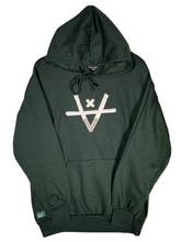 Load image into Gallery viewer, BOTTOM QUARTER V HOODIE 2 - DARK MOSS

