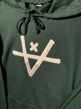 Load image into Gallery viewer, BOTTOM QUARTER V HOODIE 2 - DARK MOSS
