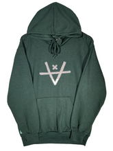 Load image into Gallery viewer, BOTTOM QUARTER V HOODIE 1 - DARK MOSS
