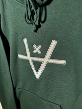 Load image into Gallery viewer, BOTTOM QUARTER V HOODIE 1 - DARK MOSS
